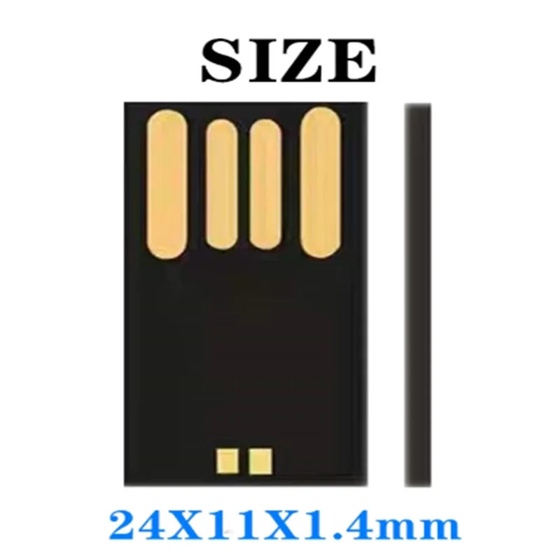 impermeabile di memoria flash 8 16 32 64GB USB 2.0 corto lungo bordo Udisk semi-finito chip pendrive all'ingrosso Della Fabbrica: WHITE / 32GB