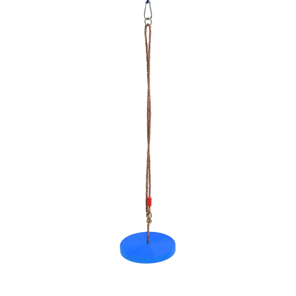 Kids Outdoor Boom Opknoping Disc Touw Swing + Klimmen Ladder Voor Tuin Park Speeltuin Spelen-Blauw