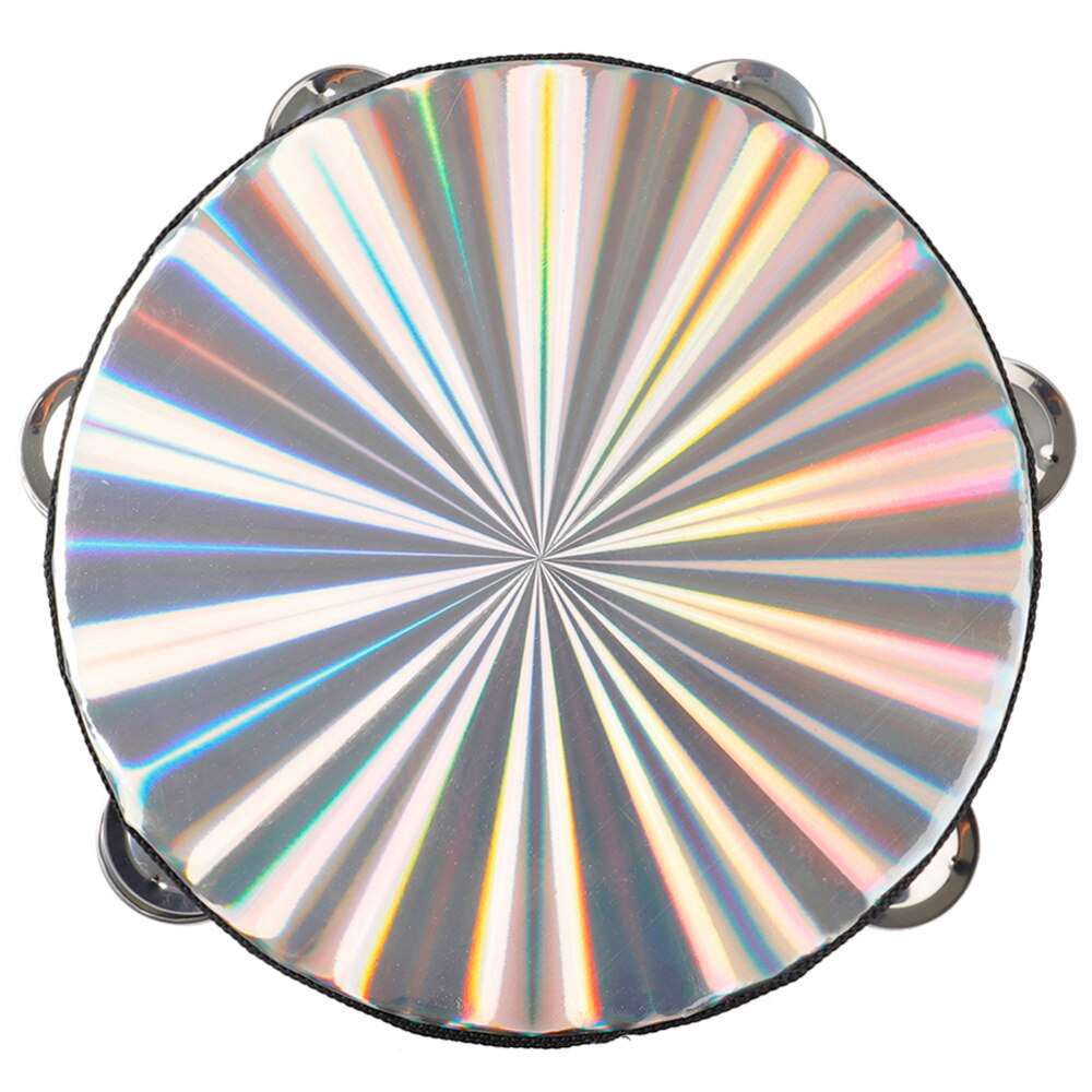 Tambourine Drum with Double Row Bells Radiant Hand Drum Percussion: Default Title