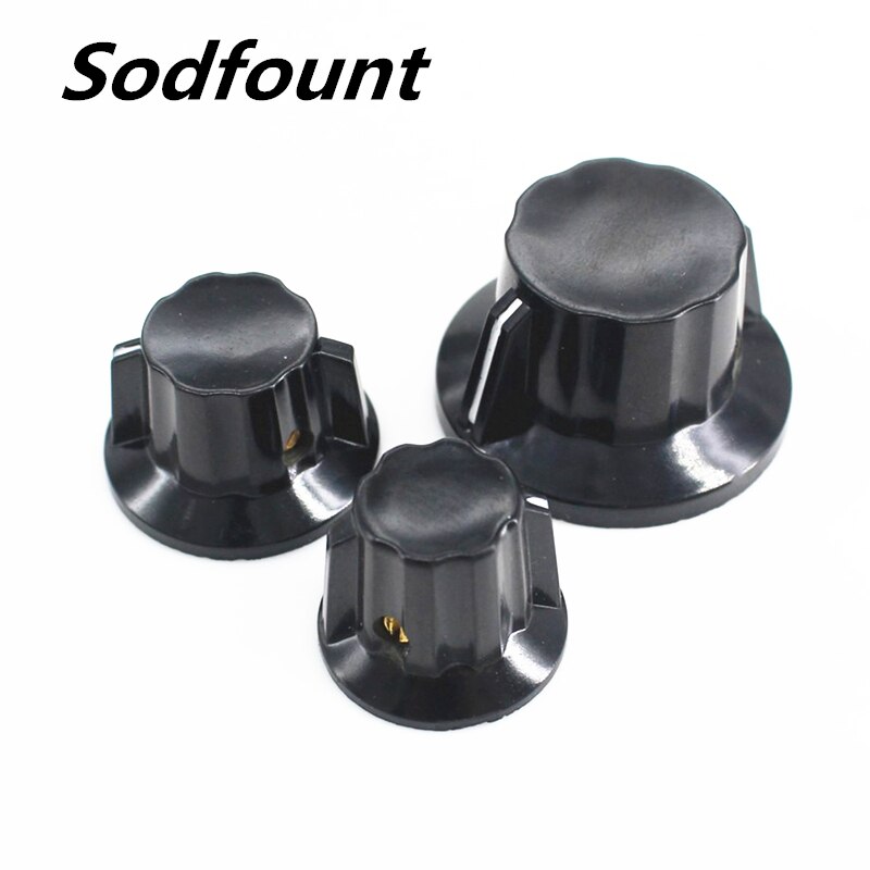 5Pcs Potentiometer Knop K18-1 K18-2 K18-3 Binnenste Gat 6Mm Bakeliet Knop Kcz Kct Band Switch Knop