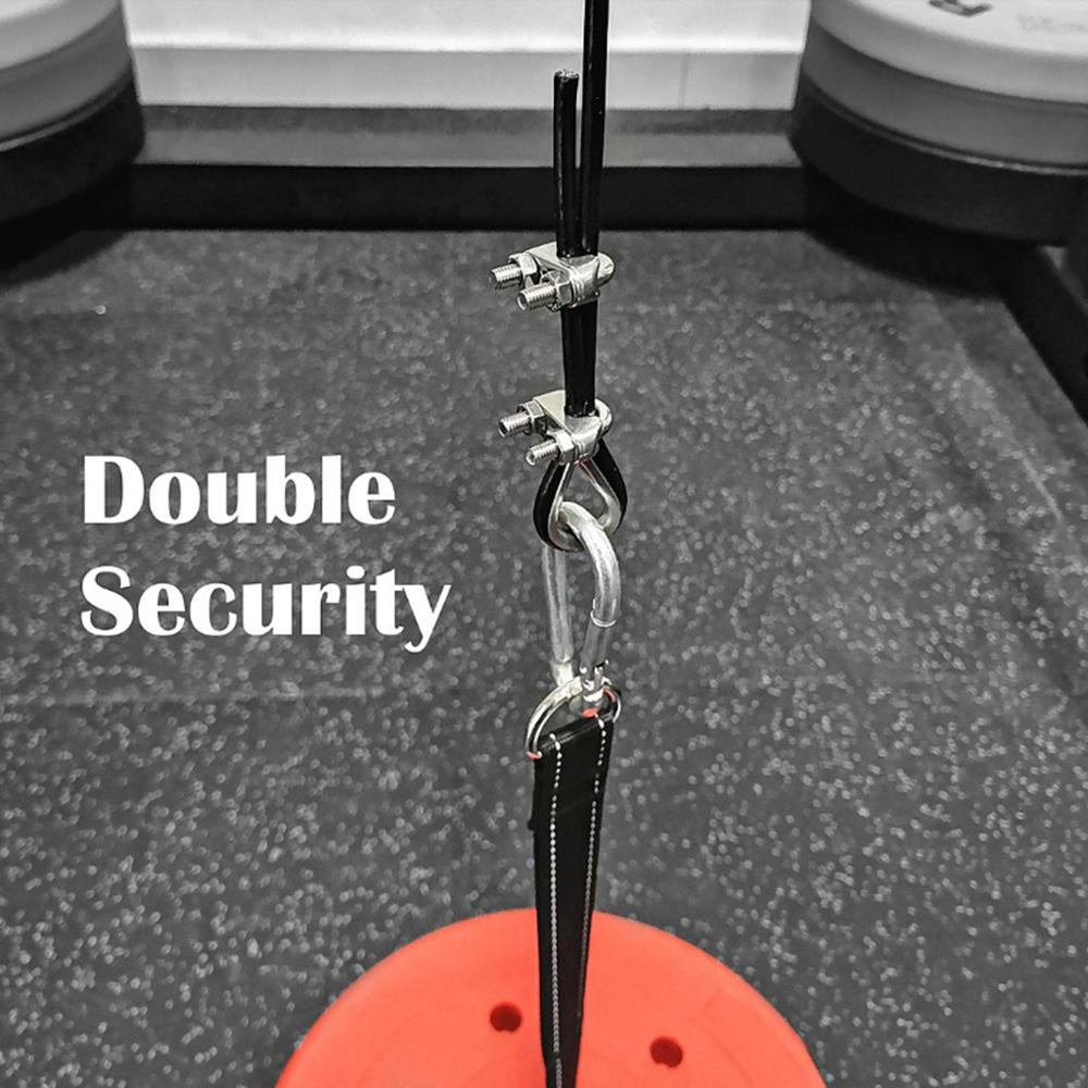 5mm 2m Lifting Load Adjustable Steel Fitness DIY Pulley Cable Rope Machine Attachment System Workout Equipment Sport Accessories