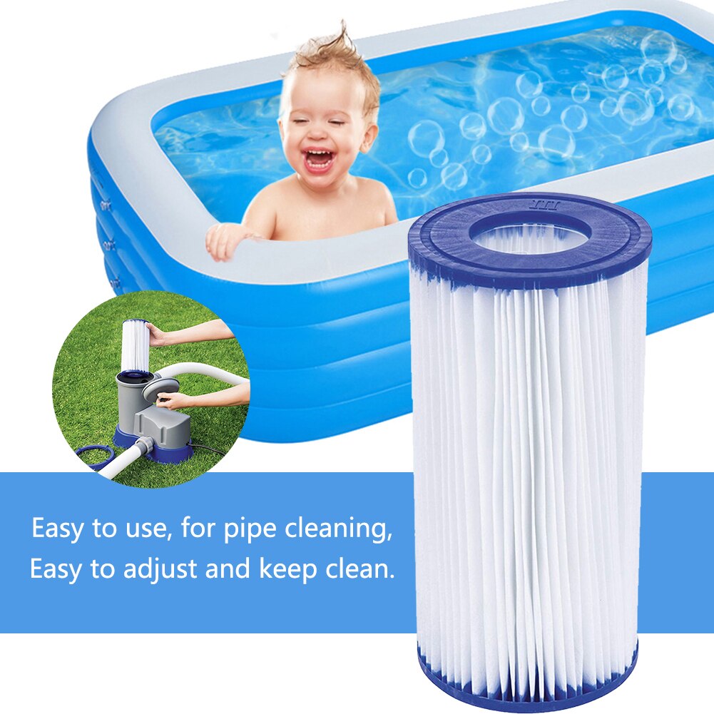 4 stück ersatzfilterkartuschen für 58603 58604 56637 56638 56635 56636 filterpumpen und whirlpool-poolzubehör