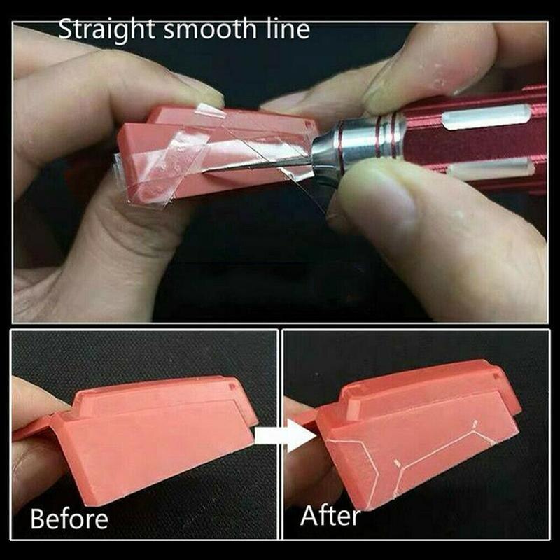 Model Hobby Carving Knife Scribe line cutting tool blade 5 replace chisel + W8O0