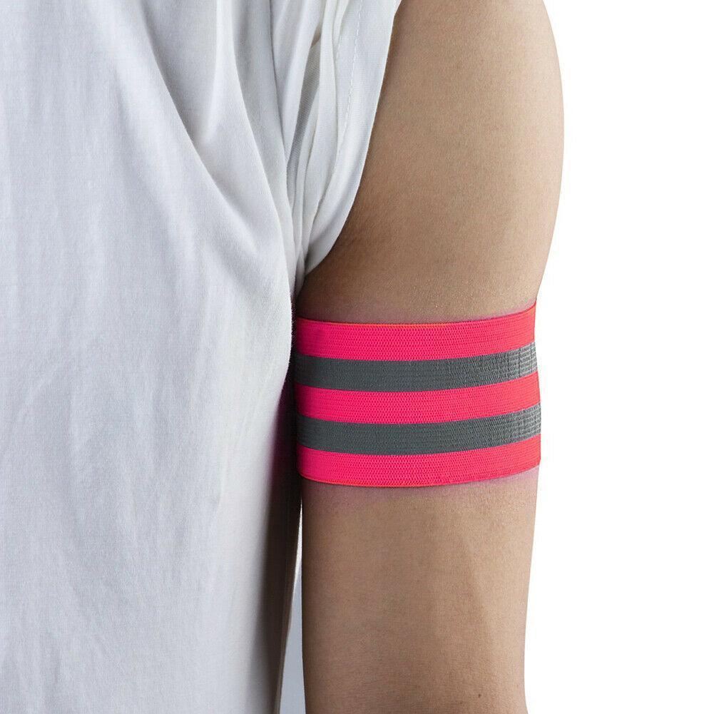 Reflekterende bånd elastisk armbånd armbånd ankelbenstropper reflekterende cykelstropper gåtape til natjogging sikkerhed  m6 r 5