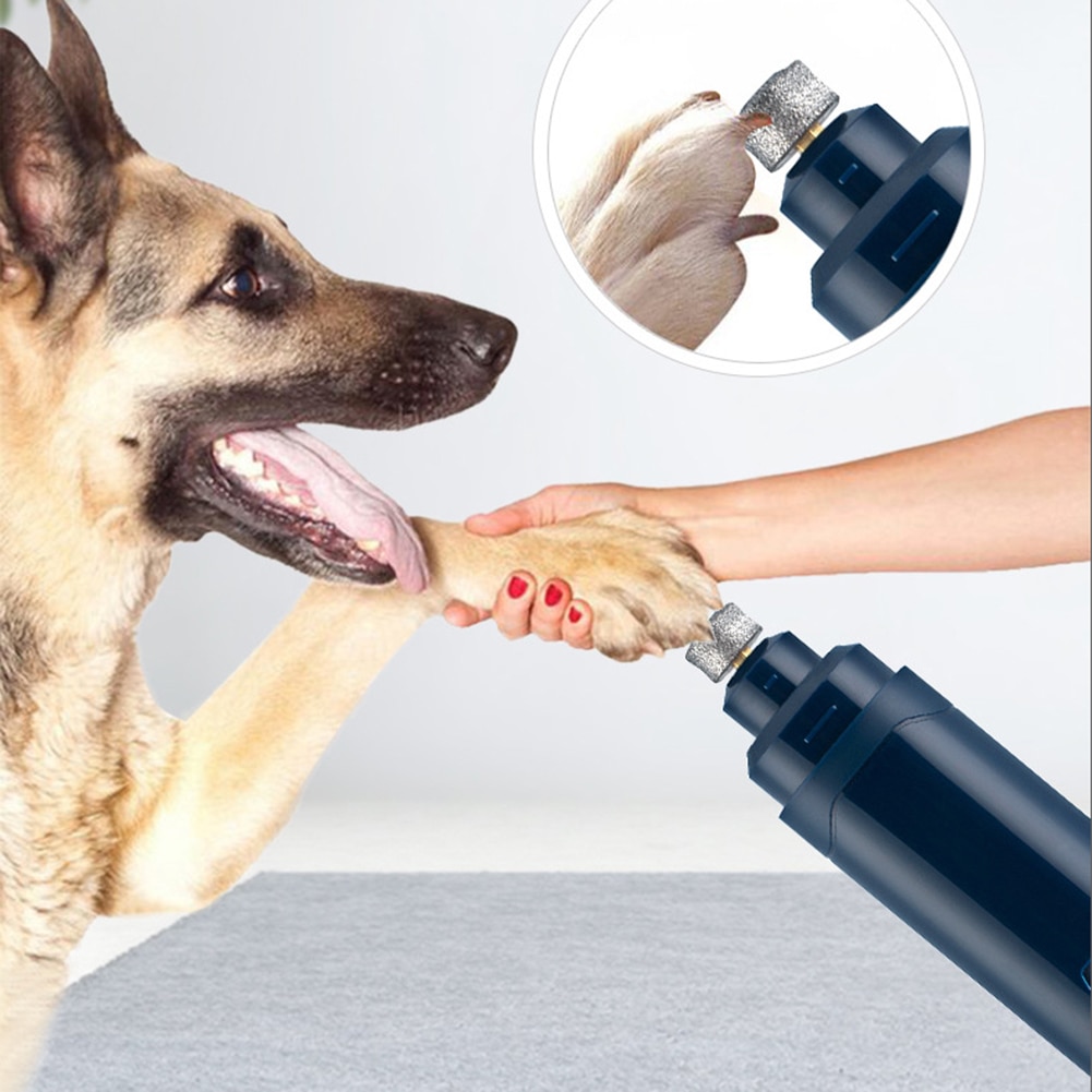 Elektrische Nagel Polijstmachine Clippers Usb Kat Hond Nail Slijpschijf Hoofd Pet Supply Voor Huishoudelijke Dier Honden Ornamenten