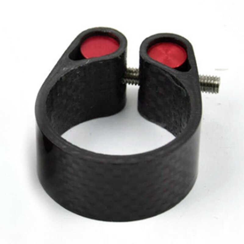 SPOMANN Full Carbon Fiber Seat Tube Clamp Lock Tube Clamp Bicycle Seat Post Fixing Clip for 30.8/31.6MM Seat Post