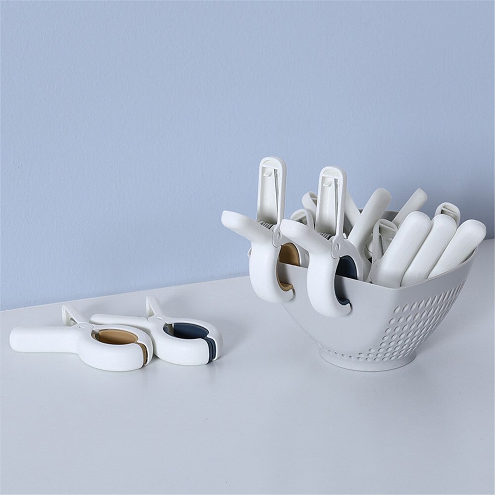 Plastic Laundry Clothes Beach Towel Clip Clothespin Hanger Clothes Strong Spring Clothespin Holder Sealing Clip Home Decoration