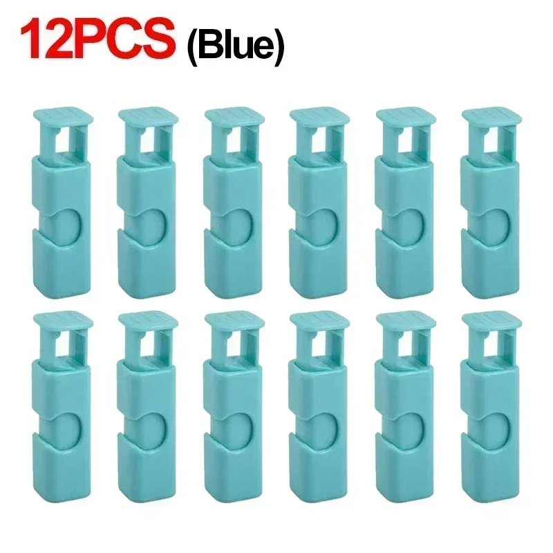 12/1pcs Lagerung Lebensmittel versiegelung clips wieder verwendbare Kunststoff-Taschen dichtung klemme für Snack brot Haushalts korn Gemüse Aufbewahrung klemme: Licht Gelb