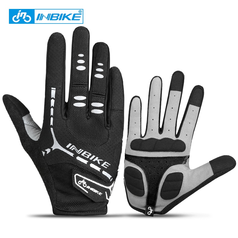 INBIKE-guantes para ciclismo de dedos completos, para deportes al aire libre, para ciclismo de montaña o de carretera, para hombre y mujer, 206