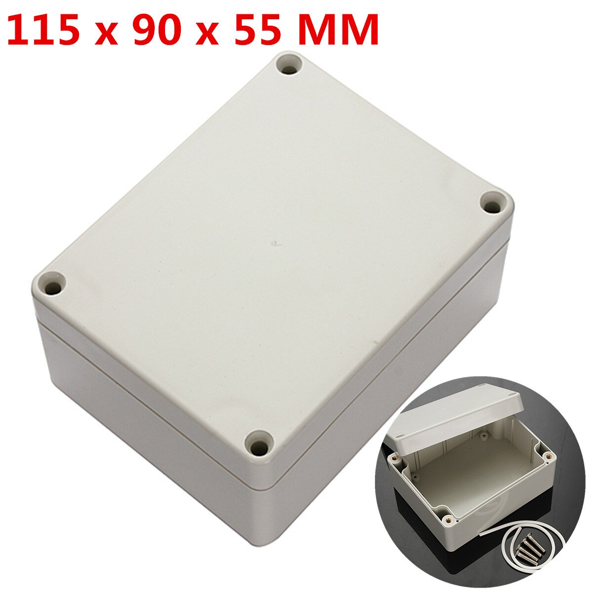 Waterproof Plastic Enclosure Box Electronic Project Instrument Case Electrical Project Box Outdoor Junction Box Housing