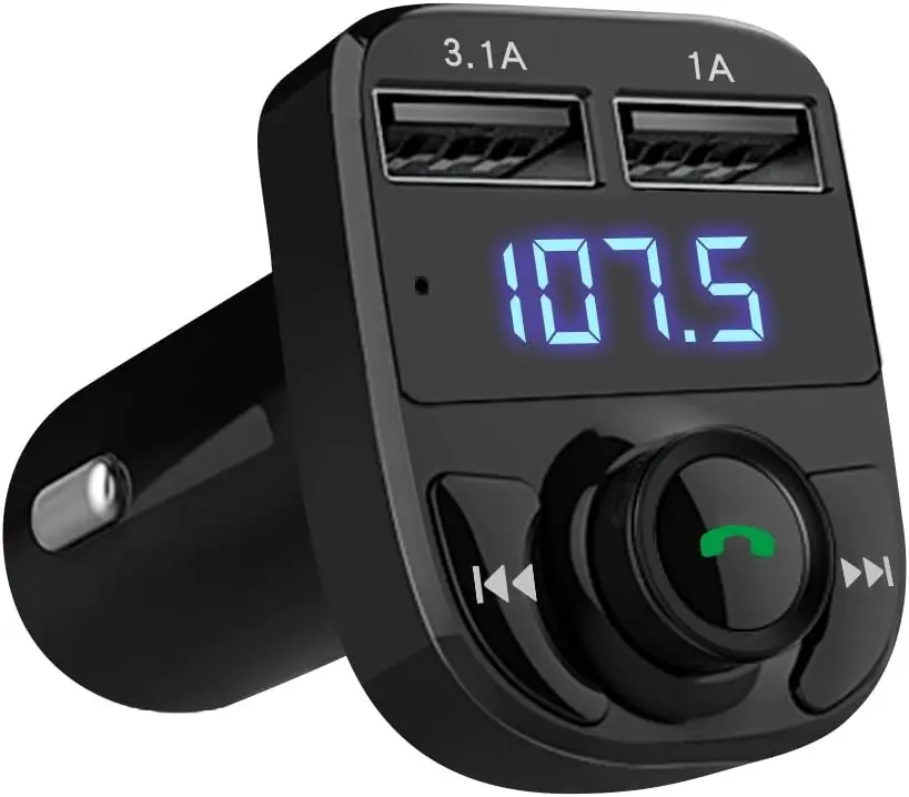 Auto Ladegerät FM Sender Bluetooth Audio Dual USB Auto MP3 Player autoradio Freisprecheinrichtung Ladegerät 3,1 A Auto Zubehör: Default Title