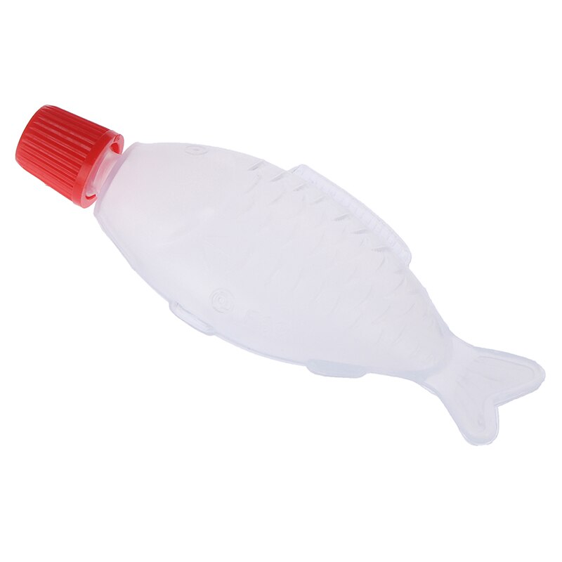 10Pcs Fish-Shaped 4ml Soy Sauce Disposable Sauce Bottle Rice Ball / Sashimi /Sushi Bottle Vinegar Bottle