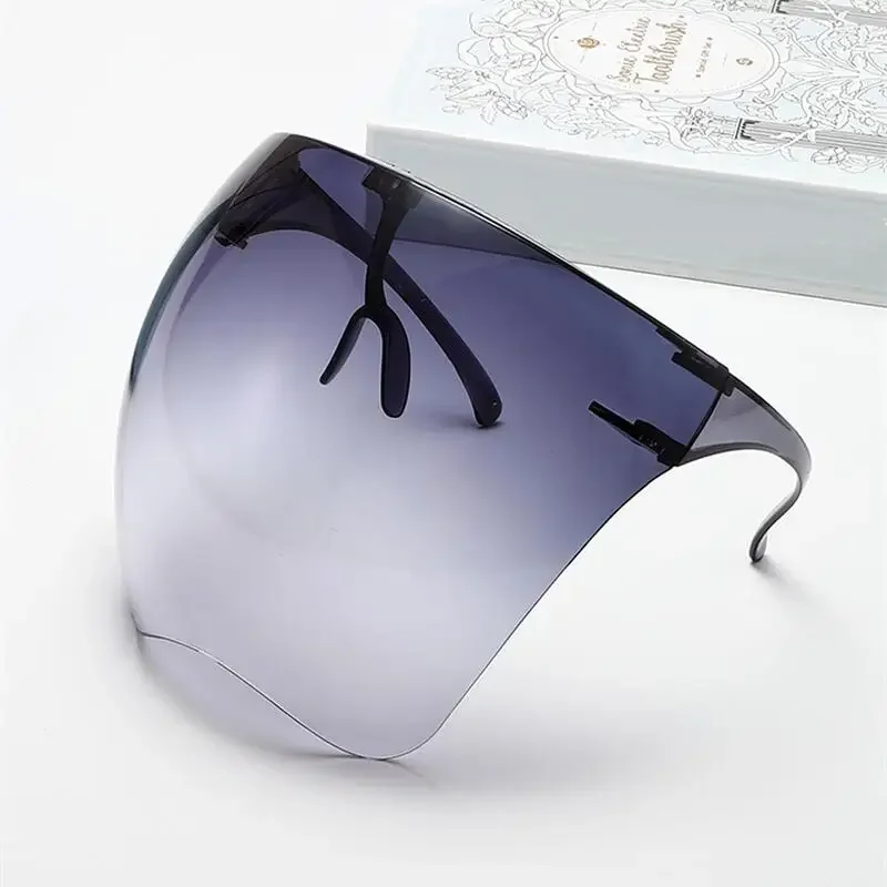 Lunettes de soleil intégrales masque femmes hommes lunettes de protection lunettes lunettes lentille sphérique couverte Anti-pulvérisation lunettes de soleil de cyclisme