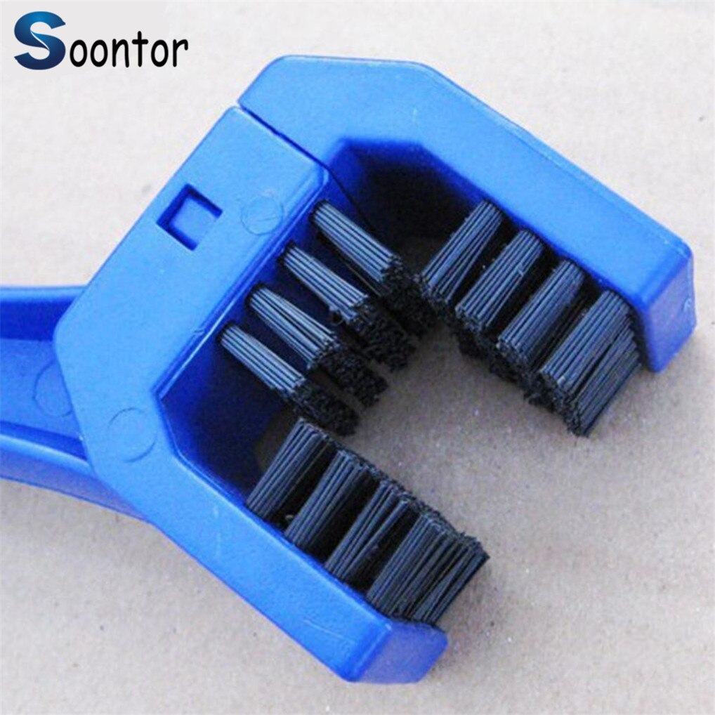 Motorcycle bike Chain Gear Dirt Remover Scrubber Cleaner Brush Tools For SUZUKI GSXR1100 GSXR400 GT250 GT550 RG500 RGV250