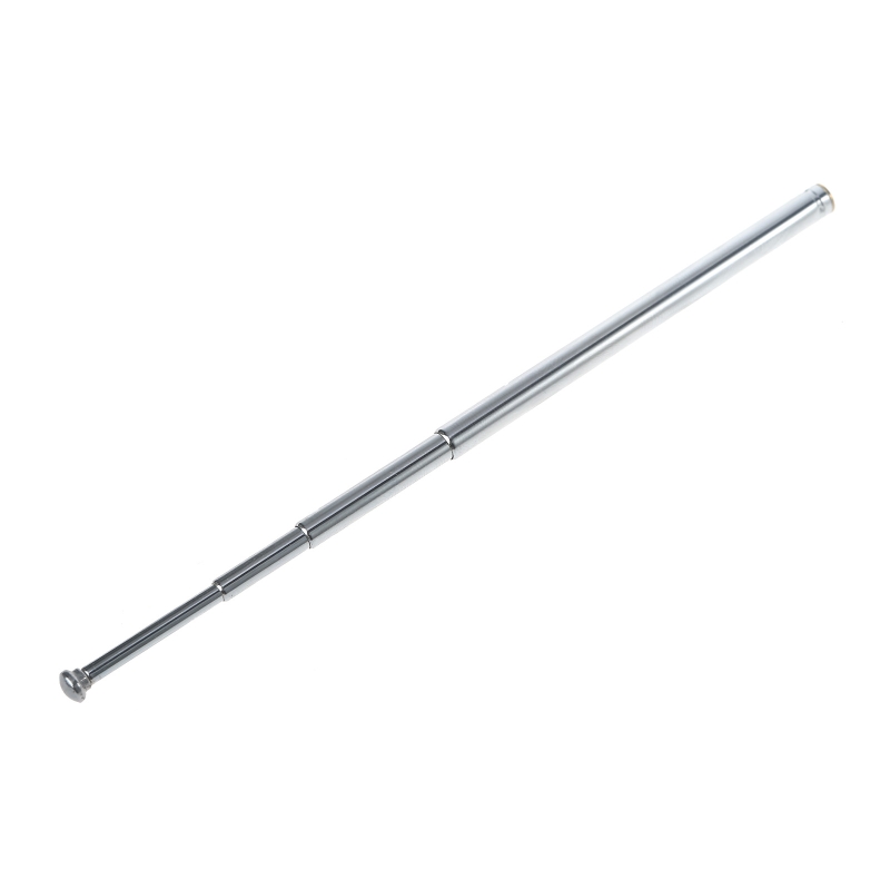 Telescoping Aerial Antenna 5 Sections Extendable Antenna Receiver Universal