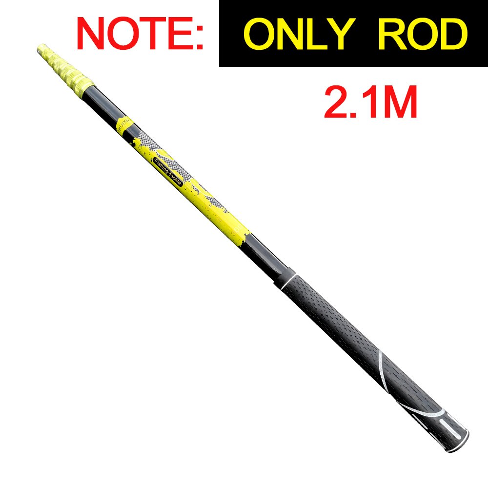 JOSBY 3m 4m 2.1m Fishing Net Fish Landing Net Foldable Collapsible Telescopic Pole Handle Durable Mesh: Red
