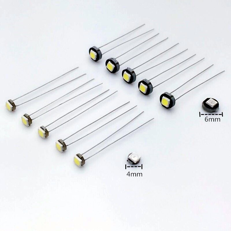 10 Pcs T1 T3 T4.2 T4.7 T5 Auto Lamp Led Lights12V 1SMD Instrumentenpaneel Lamp Indicator Centrale Controle Cd Air conditioning Lamp