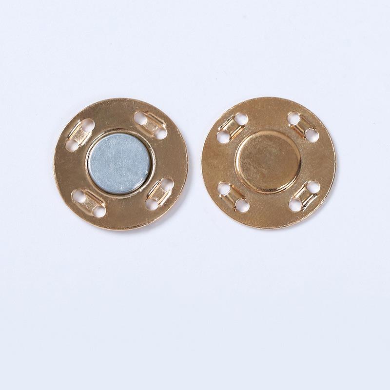 A pair Magnet Buttons Sewing Supplies Magnetic Clothing Invisible Magnet Buttons Metal Buttons Handmade DIY Clothing Decoration: 01 / 20mm