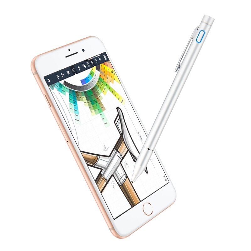 Pen Active Stylus Capacitive Thin Tip Touch Screen For iPhone 11 pro x xs max xr 6 6S 7 8 Plus SE 11