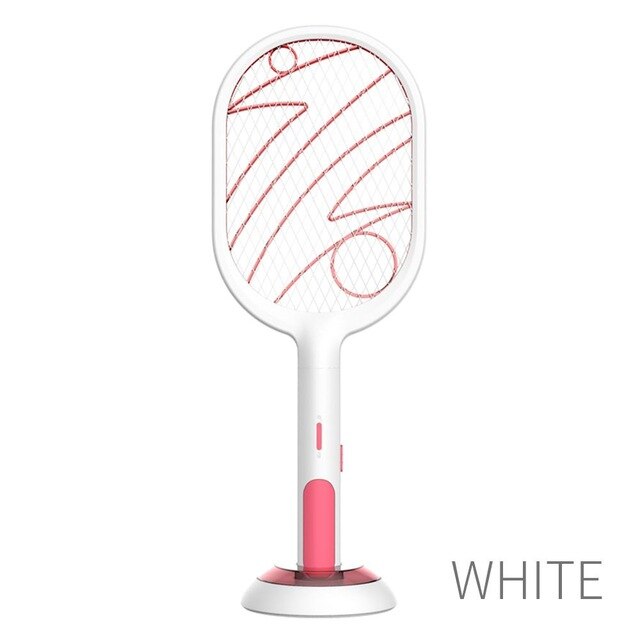 Mosquito Lamp 500 185mm USB Charging Trap Control Mosquito Lamp 500 185mm USB Charging Flyswatter: White