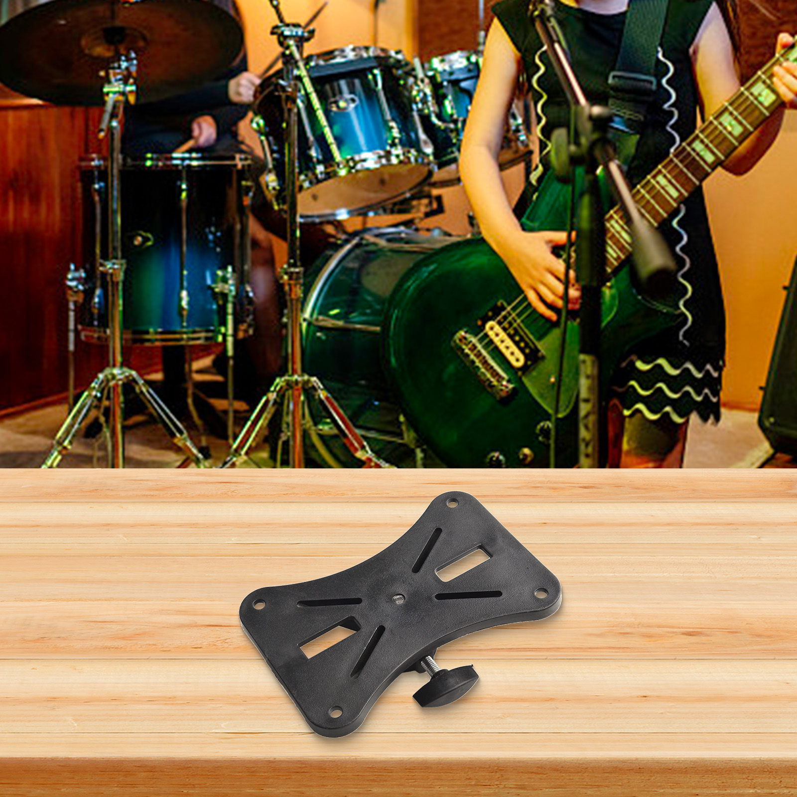 Trépied à montage en plastique, support de haut-parleur, capuchon supérieur, adaptateur de rotatif, capuchon supérieur pour équipement Audio de haut-parleur DJPA