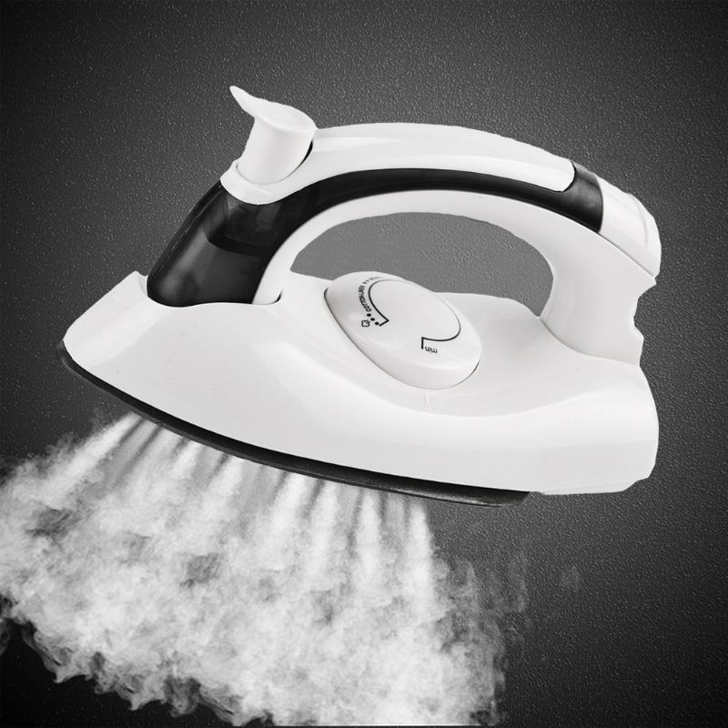 Mini Portable Foldable Electric Steam Iron for Clothes with 3 Gears Baseplate Handheld Flatiron Home Travelling Use