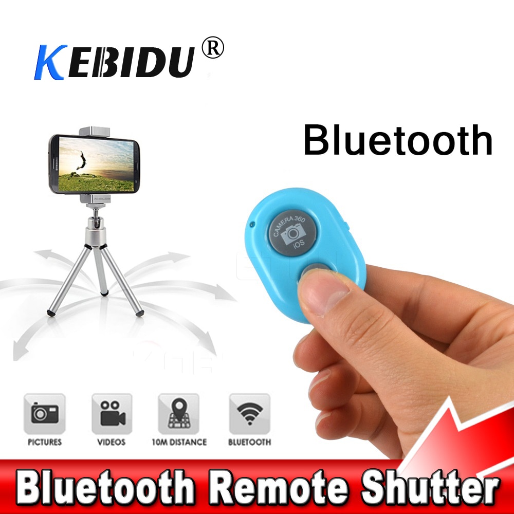 Kebidu Draadloze Bluetooth Zelfontspanner Ontspanknop Camera Afstandsbediening Multi Color Voor Iphone Voor Smart Android Telefoon
