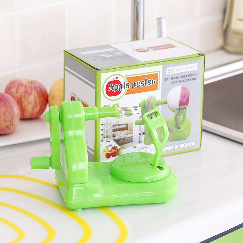 Multifunctionele hand fruit dunschiller plastic rvs apple dunschiller apple peeling apple fruit corers machine keuken tool