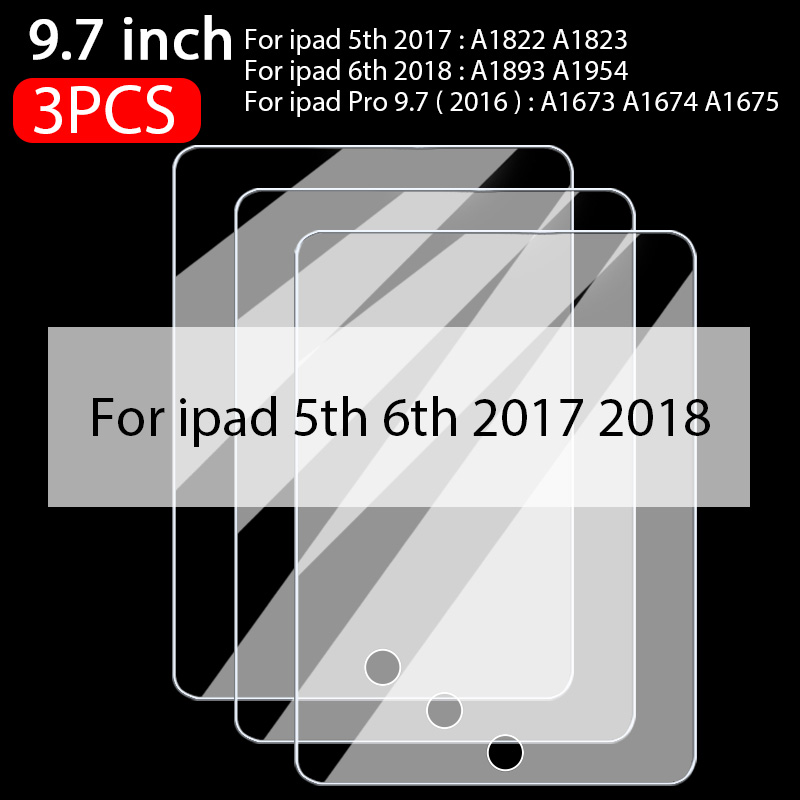 1-3 SZT. Szkło Hartowane 9H na Ekran iPad 5. 6. Generacji 9.7'' iPad 7. 8. 9. Generacji 10.2'' Przezroczyste Szkło Hartowane na iPad zawodowiec 11: Beżowy