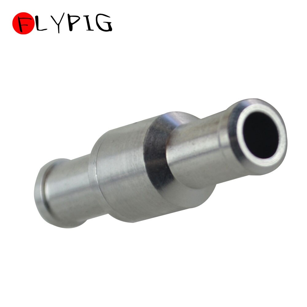 3/8'' 10mm Inline Aluminium One Way Check Valve Fuel Diesel Gas Liquid Not Return Petrol for Automobile Car Oil Water Pumps
