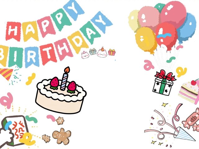 Birthday background projector decoration projection atmosphere lamp party layout: 2