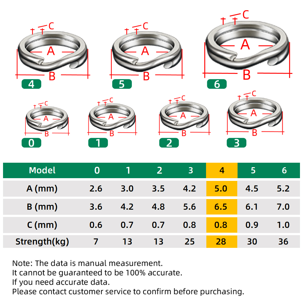Anelli divisi da pesca 50 ~ 100 pezzi Anelli con esca in acciaio inossidabile Terminale per acqua salata Affronta Anelli divisi Connettori da pesca Anelli a scatto: 11 / Viola