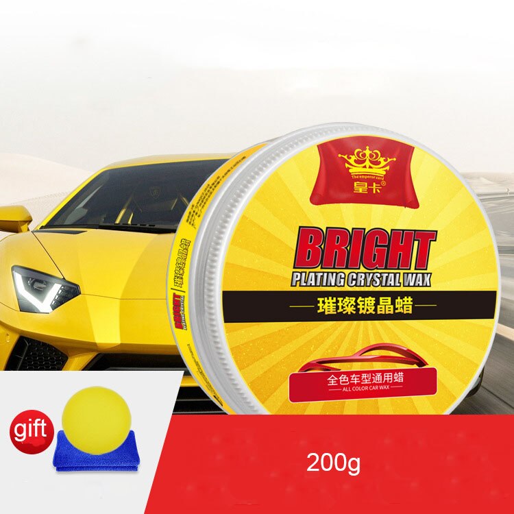 Auto Wax Polijsten Plakken Scratch-Reparatie Waterdicht-Verf Kristal Zorg-Waxen Carnauba Hoogglans Afwerking Pure Definition: All colors for car