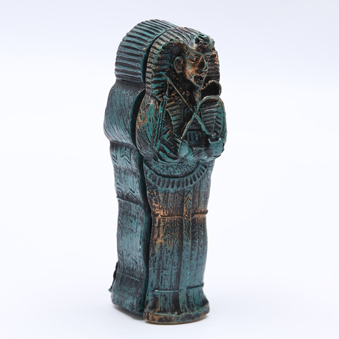 Aquarium decoratie landschap schedel skelet mummie egypte spel knutselen oud hars handgemaakte accessoires aquarium voor reptielen
