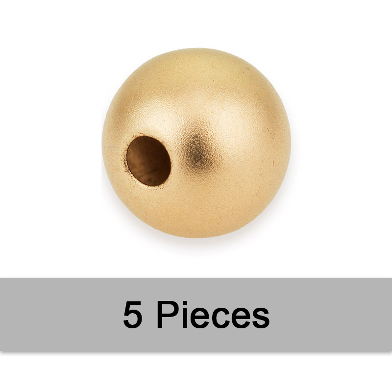 Cuentas redondas mate rellenas de oro de 14K para fabricación de joyas, cuentas sin costuras hechas a mano, accesorios DIY, accesorios de joyería resistentes al deslustre: Negro / 4 mm