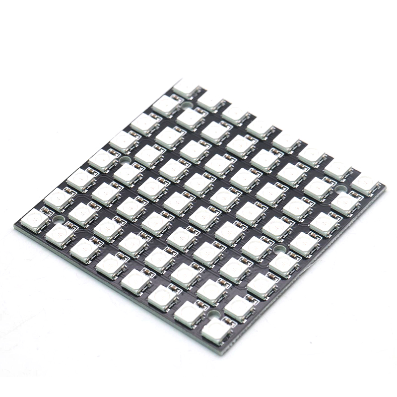 WS2812 LED 5050 RGB 8x8 LED Matrix voor Arduino WS2812B 8*8 64-Bit Full Color 5050 RGB LED Lamp Panel Licht