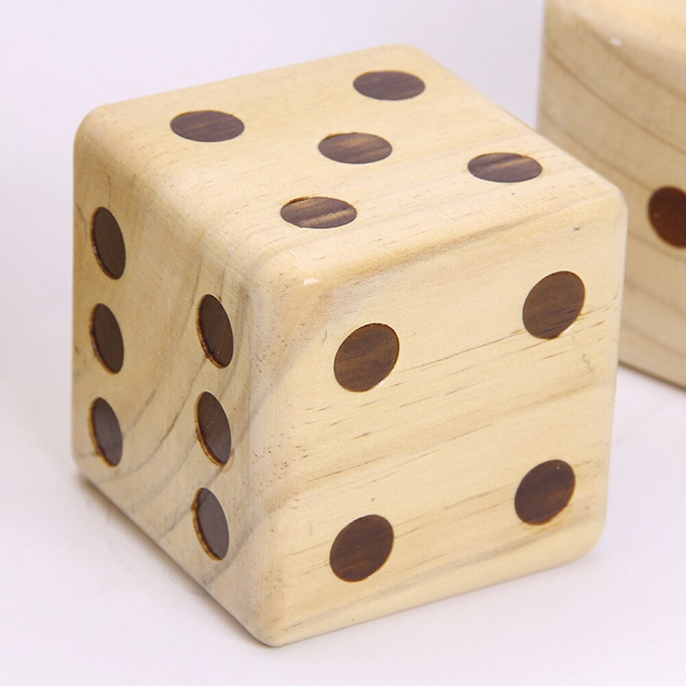 Shut the box de luxe - bordspel - 4 spelers - inclusief 8 houten dobbelstenen 29 x 29