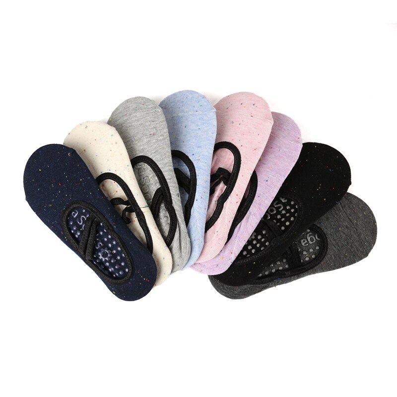Damen-sportsocken für schnelltrocknende yoga-, pilates-, tanz-, fitnessstudio- und barre-übungen mit rutschfestem grip, ideal für ballett und gymnastik.