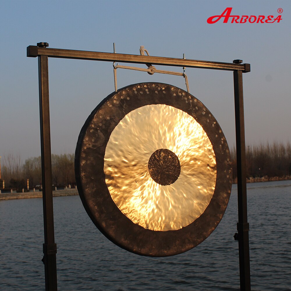 arboreal gong b20 metal traditional chinese gongs handmade 8'' chau gong and mallet