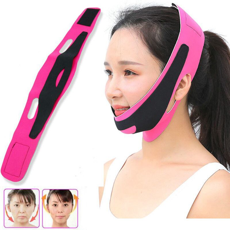 Double Chin Face Bandage Slim V Line Lift Up Belt Anti Wrinkle Mask Strap Band Women Slimming Facial Beauty Tool F