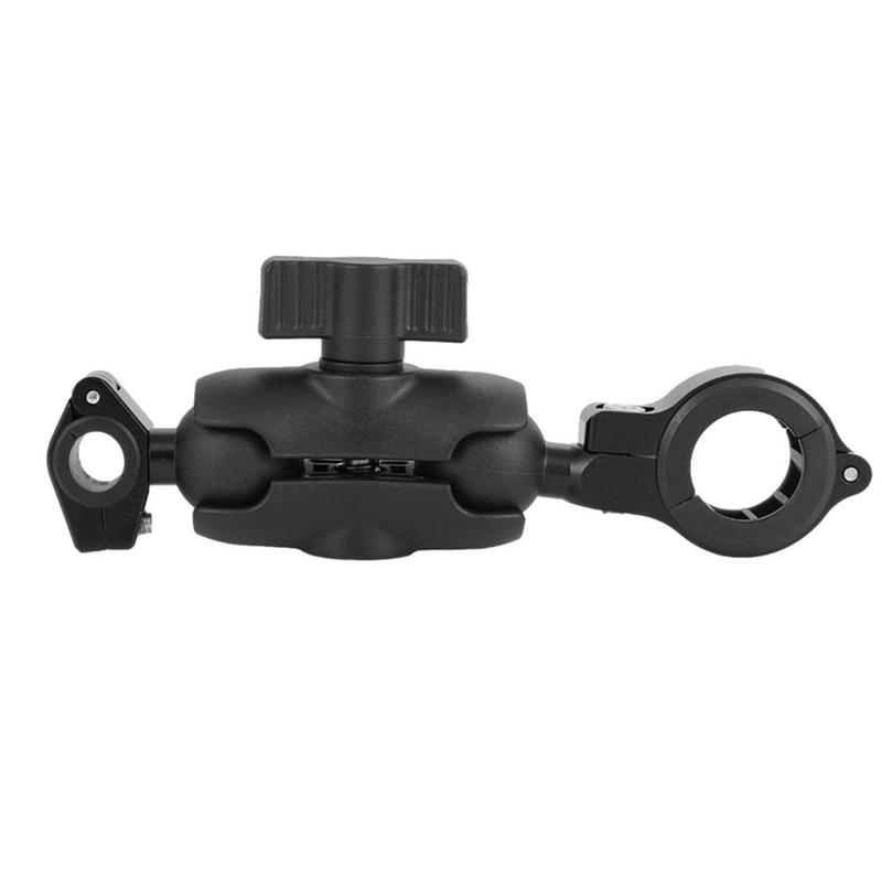 Soporte de bola de goma de 1 o 1,5 pulgadas para motocicleta, Base de montaje redonda o cuadrada de aluminio para Gopro y Garmin