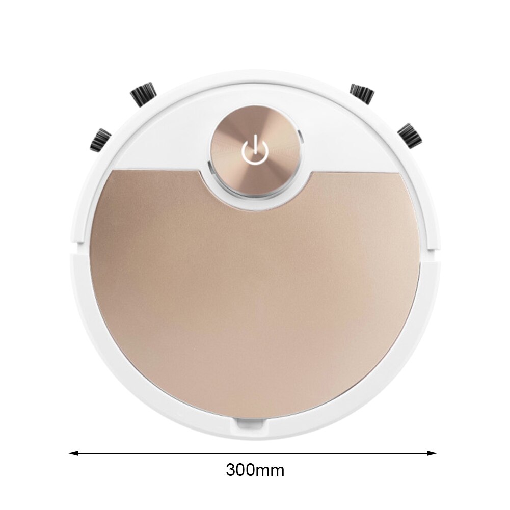 USB Smart Robot Vacuum Cleaner Mobile Phone APP Remote Control Automatic Dust Removal Cleaning Sweeper: Gold