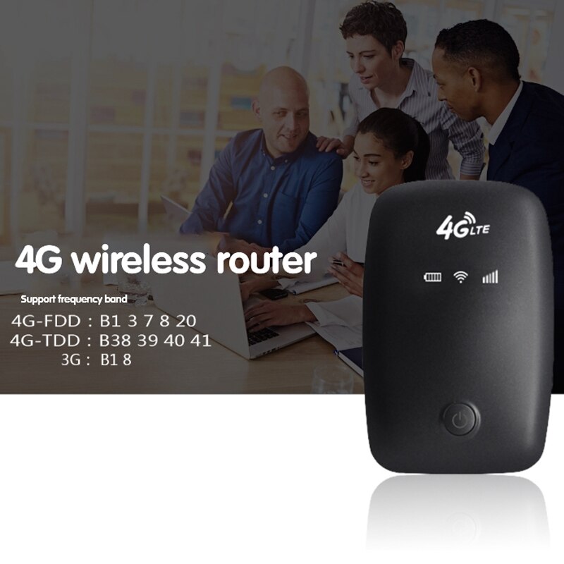 Wireless Router 150M 4G Portable Wireless Router 2.4/5G Dual-Band WiFi Router Android 6.0