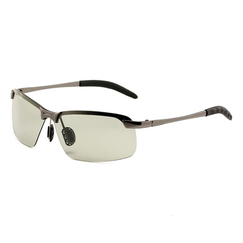 Meekleurende Zonnebril Bestuurder Gepolariseerde Kleur-Verandering Bril Kleur Veranderen Zonnebril UV400 3043 Hars Lenzen Unisex Eyewear: Gun Color Change