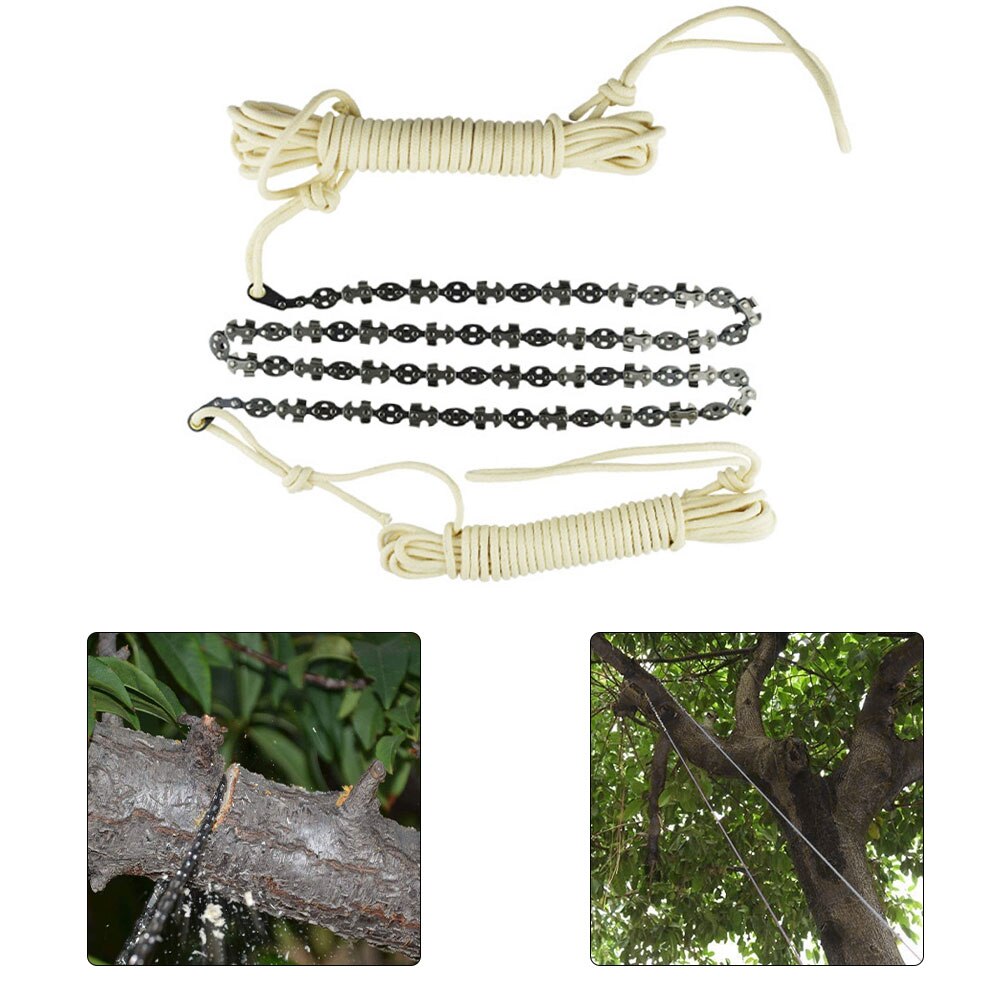 Hand Chain Saw Gereedschap Tuinieren Tak Zag 48Inch Logging Snoeien Gereedschap Met Polyester Fiber Touw Voor Hoge Ledematen Boom tak