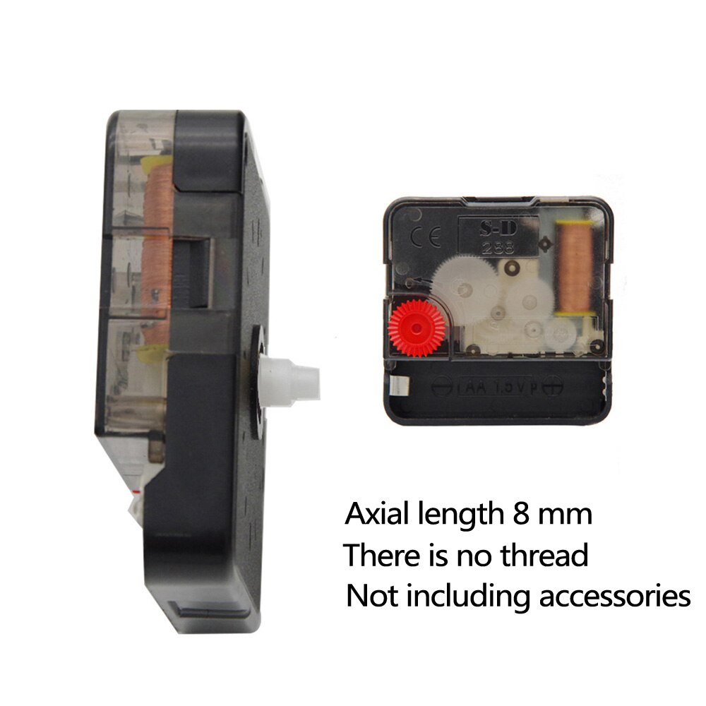 Quartz Clock Movement Sweep Mechanism Silent Step DIY Clocks Shaft Install Hand Kit Hand Tools Accessory