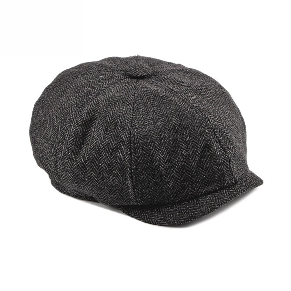 Baretten Mens Womens Visgraat Stijl Baretten Retro Wollen T... – Grandado