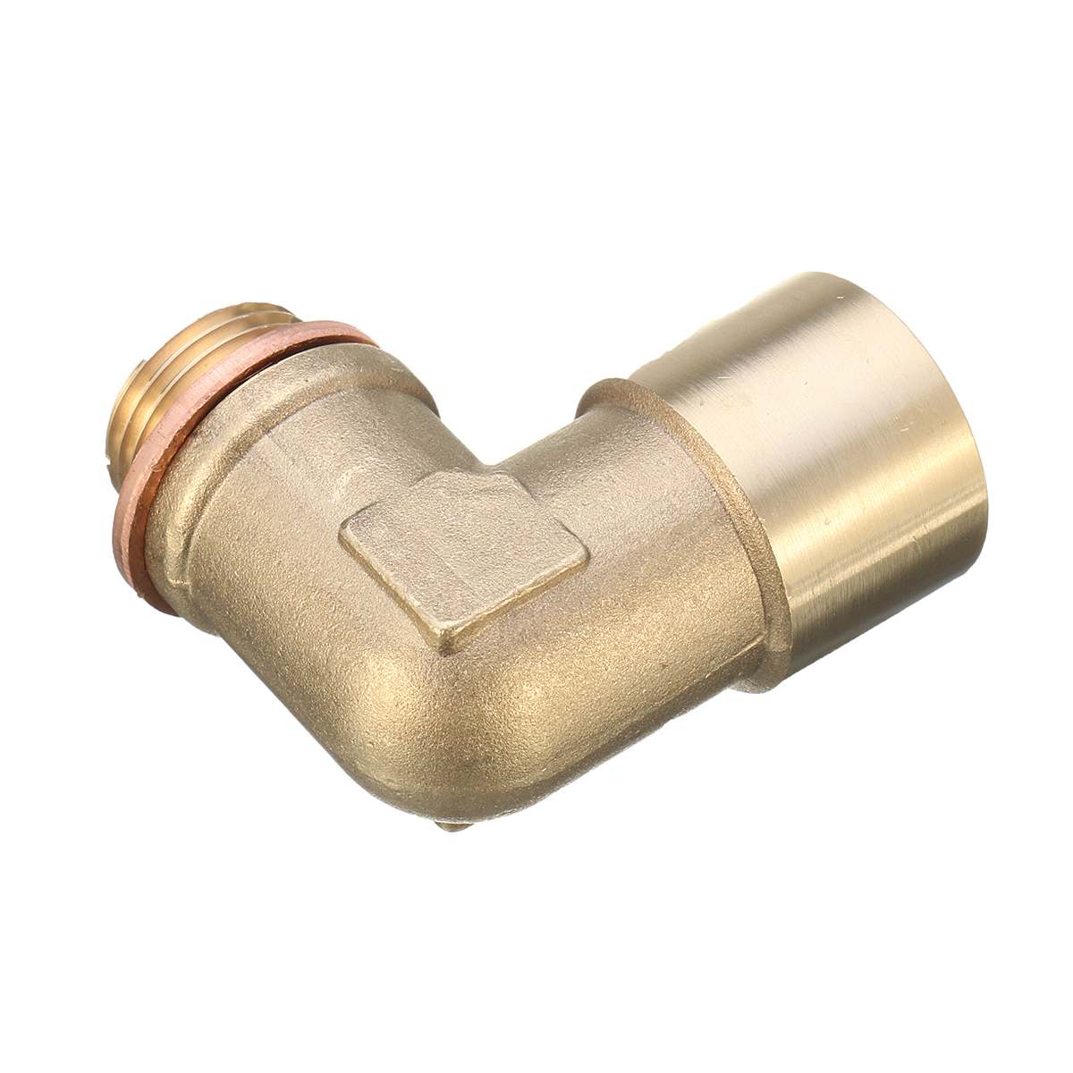 M18X1.5 O2 Angled Oxygen Sensor Lambda Extension Spacer Brass For Decat /Hydrogen