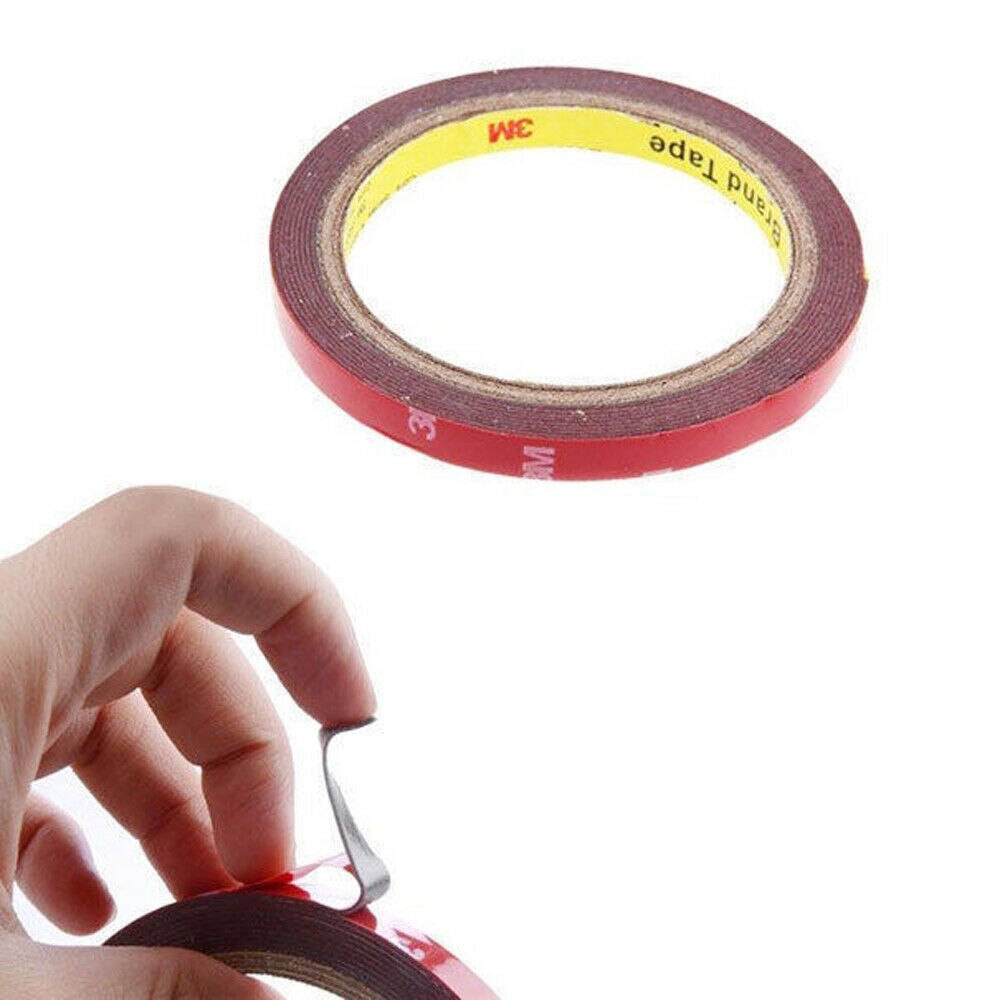 3M Automotive Acrylic Plus Double Sided Adhensive Attachment Tape Auto Car Truck Van (3 Meters Length/Roll)