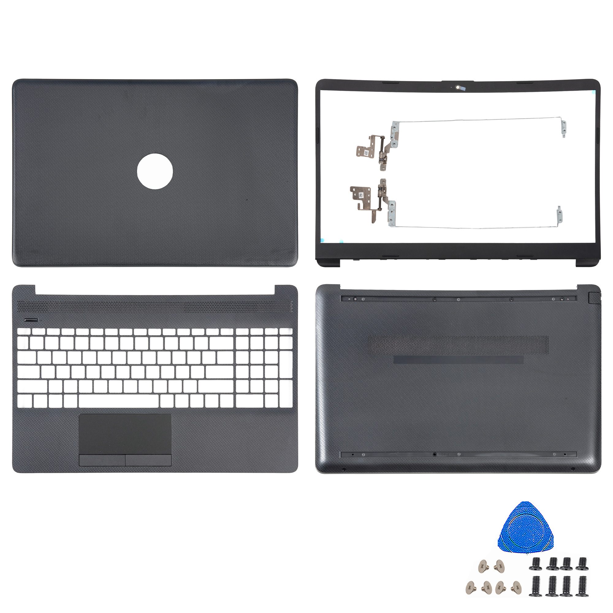 Nueva funda de portátil para HP 15-DW 15S-DU DY DR 250 255 G8 TPN-C139 LCD contraportada bisel frontal cubierta inferior con reposamanos carcasa superior